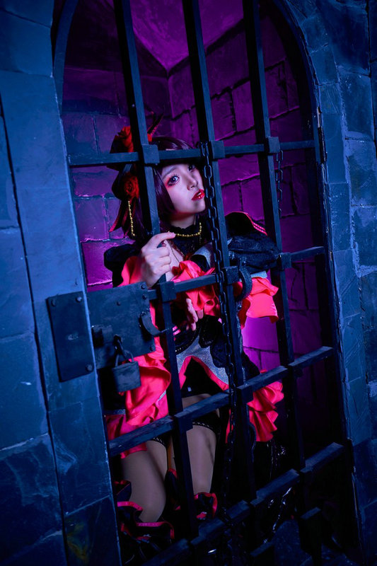 性感美女sharon纱容真人COSPLAY王者荣耀露娜图片合集