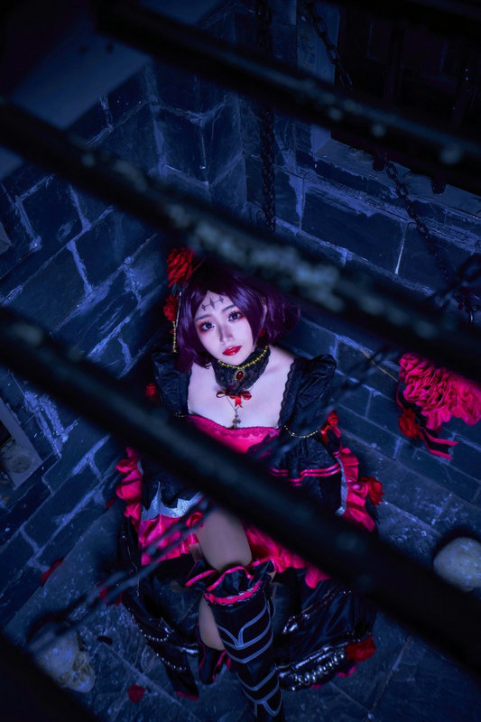 性感美女sharon纱容真人COSPLAY王者荣耀露娜图片合集